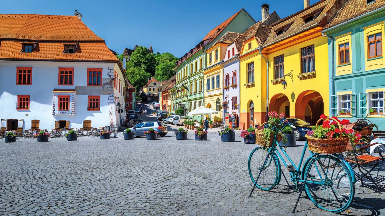 sighisoara citadel transylvania shutterstock 534505786