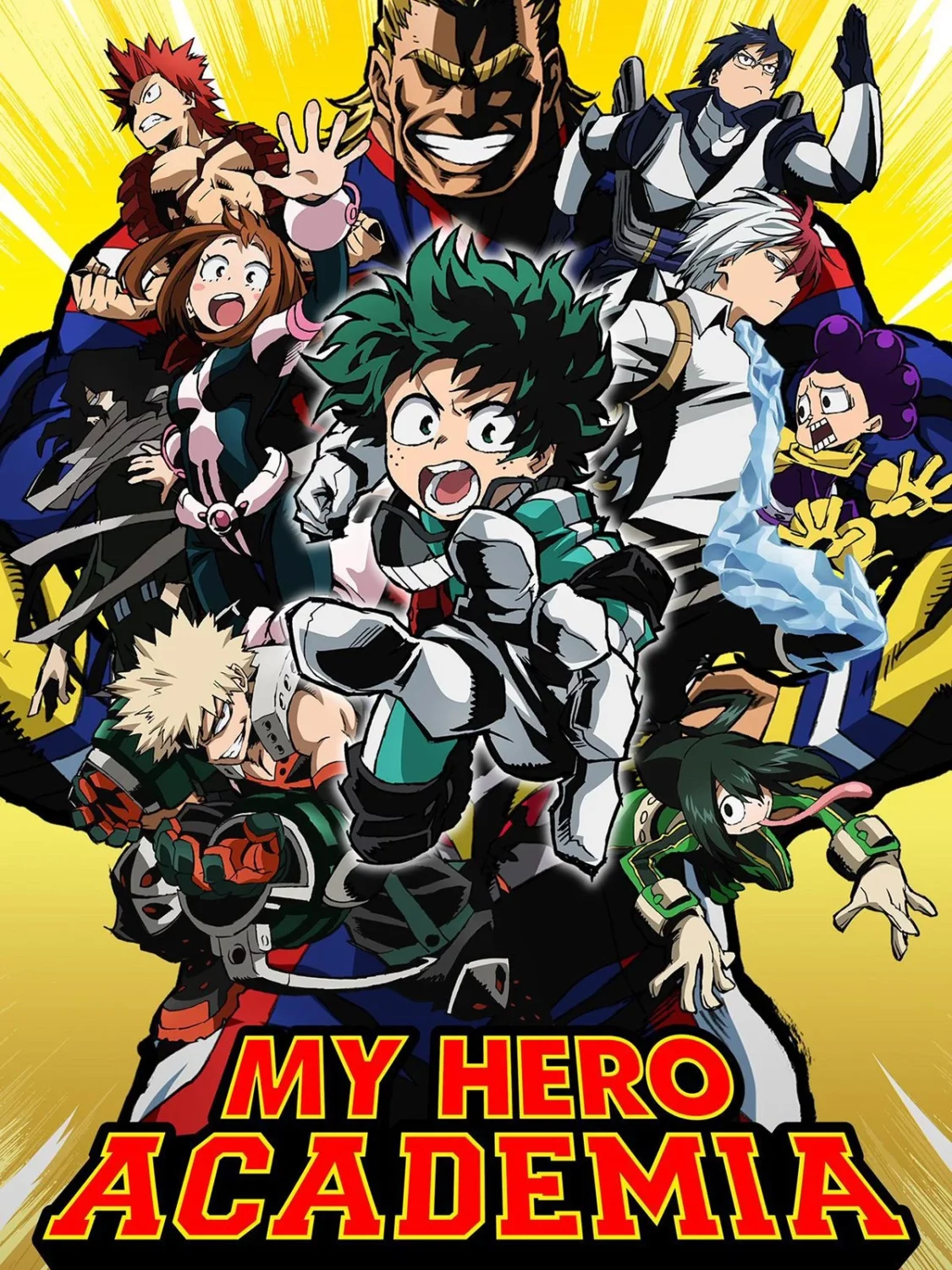 Series de anime que puedes disfrutar con papá 3 Serie anime My hero Academia