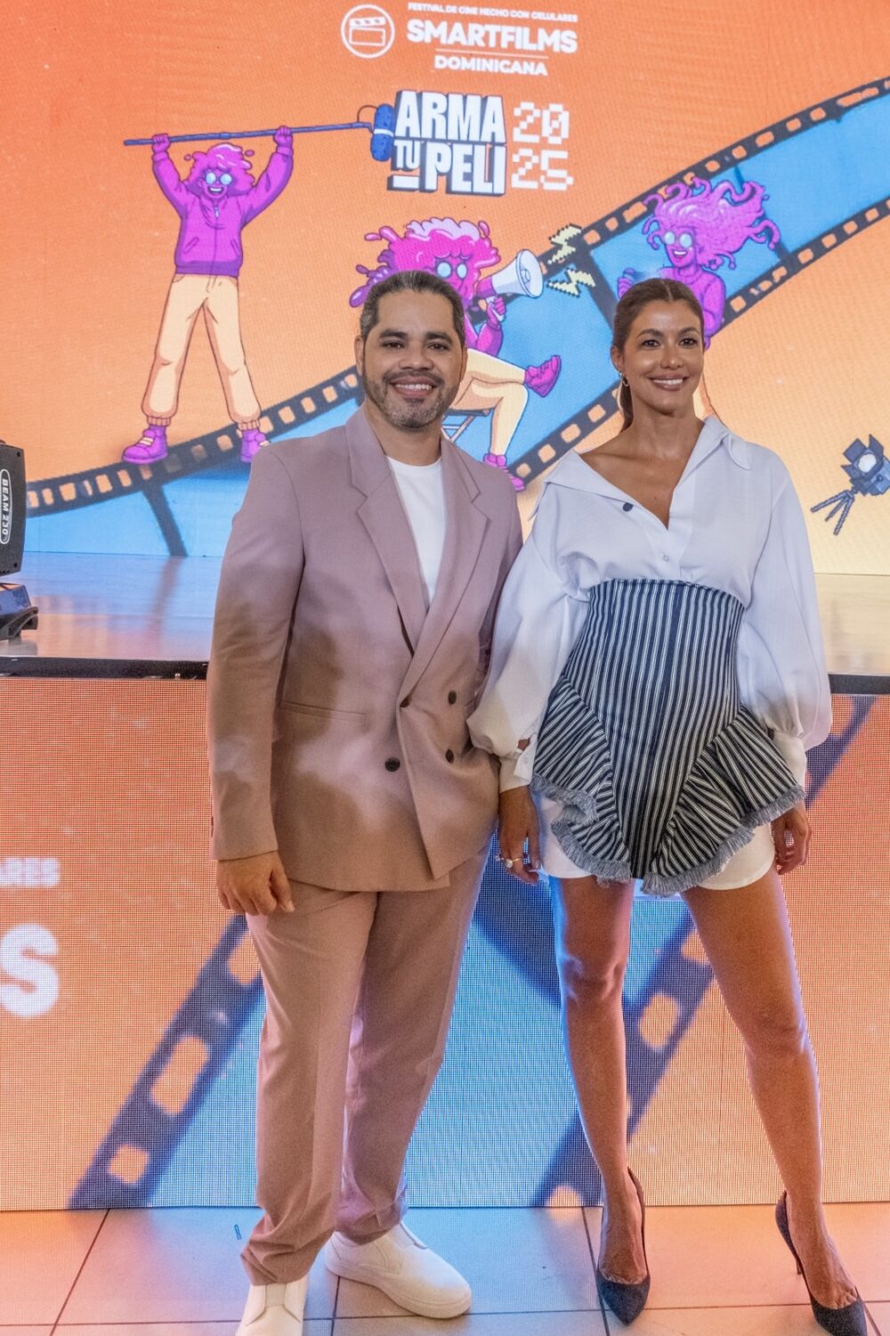 SMARTFILMS, el festival de cine más incluyente del mundo, llega a República Dominicana para revolucionar la creación audiovisual 1 Danilo Reynoso y Evelyna Rodriguez2 1