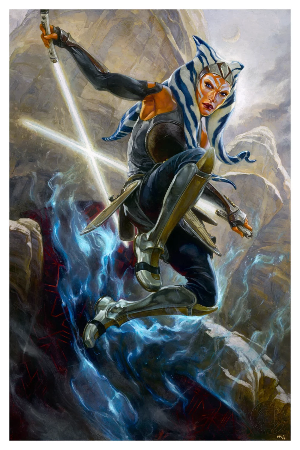 Star Wars: el icono de la cultura geek y un universo en expansión 11 ahsoka tano hanging in the balance fine art print star wars silo