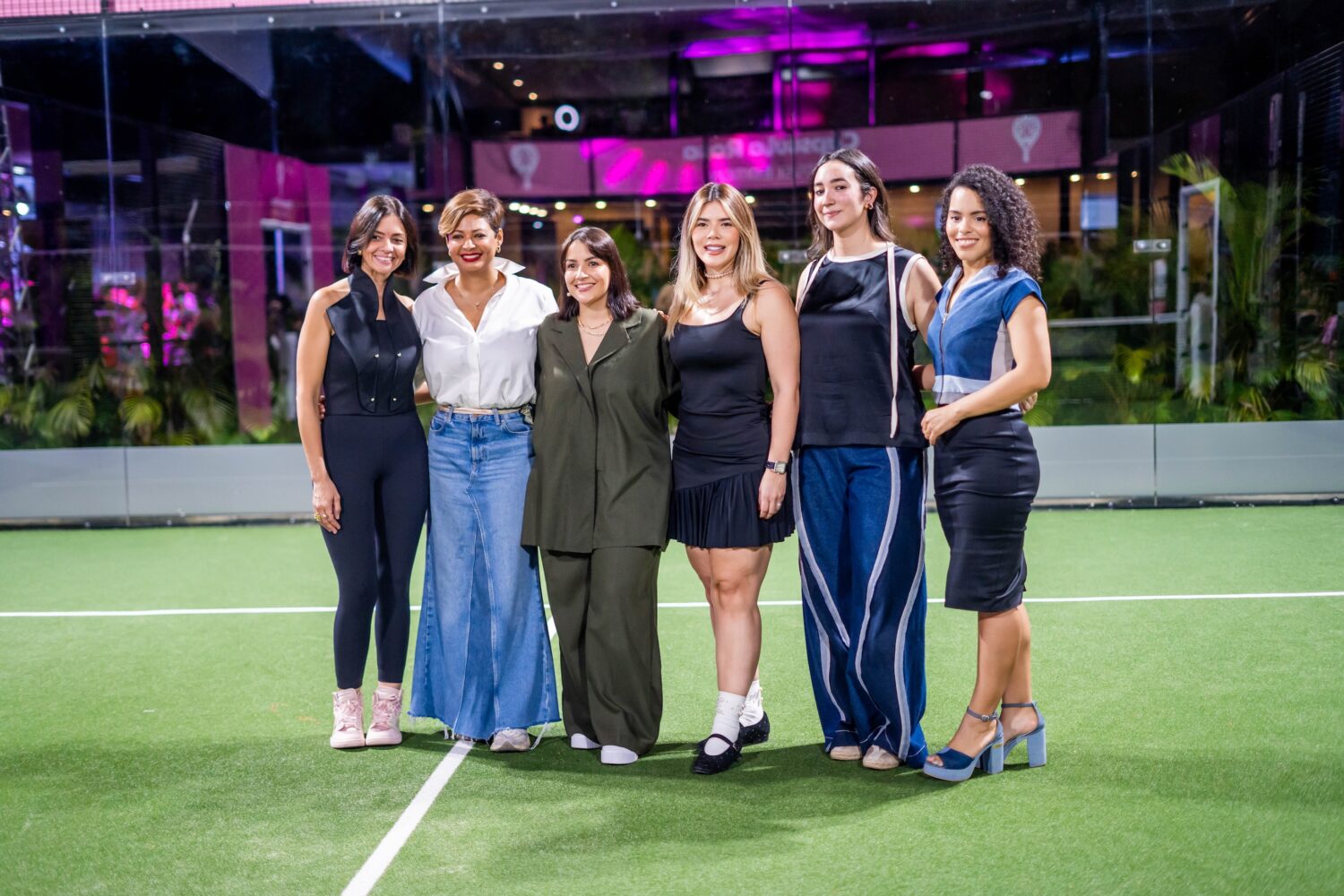 Cápsula Rosa Pádel Edition 2025 1 Principal II 3008 Paola Rojas Nina Vasquez Diana Veras Isabel Velez Yenny Vasquez y Mildred Veras
