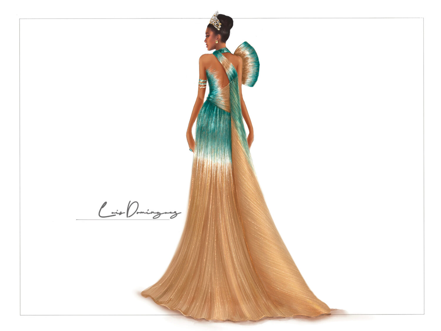 El diseño de Luis Domínguez para una de las favoritas del Miss Universe 2025, Bereniece Dickenson 3 6d4ed9fa 0c1c 4e0f 98c4 f8bb019ddd3d