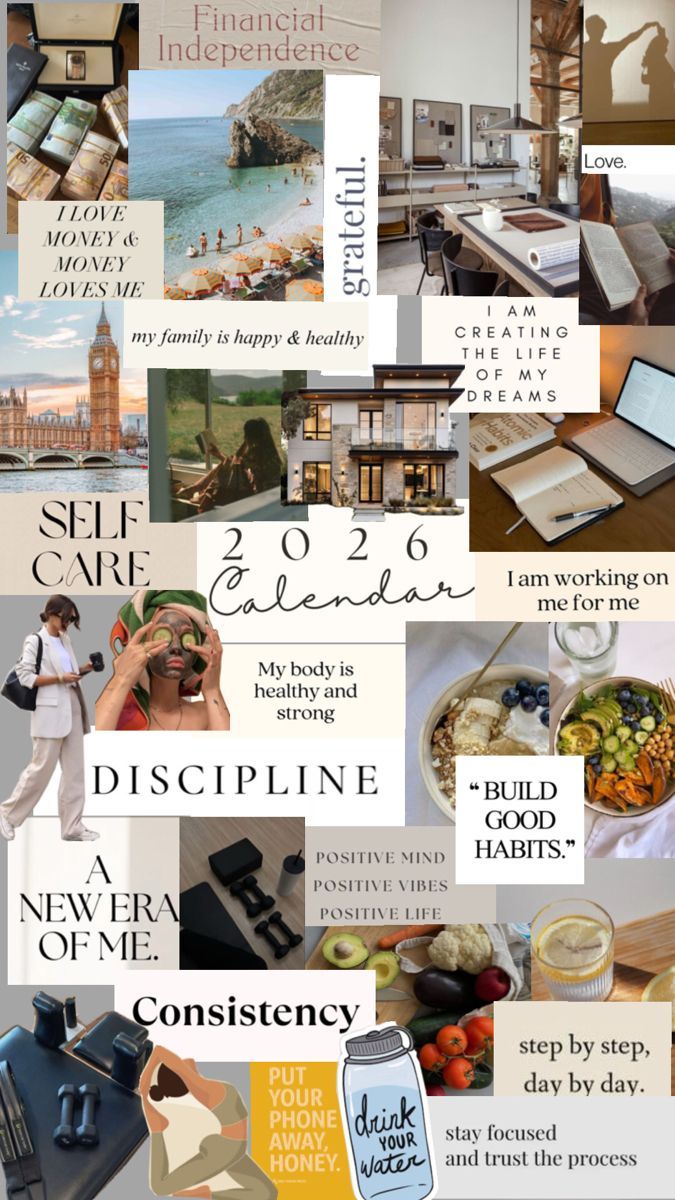 Cómo hacer un Vision Board perfecto para 2026 1 Vision board