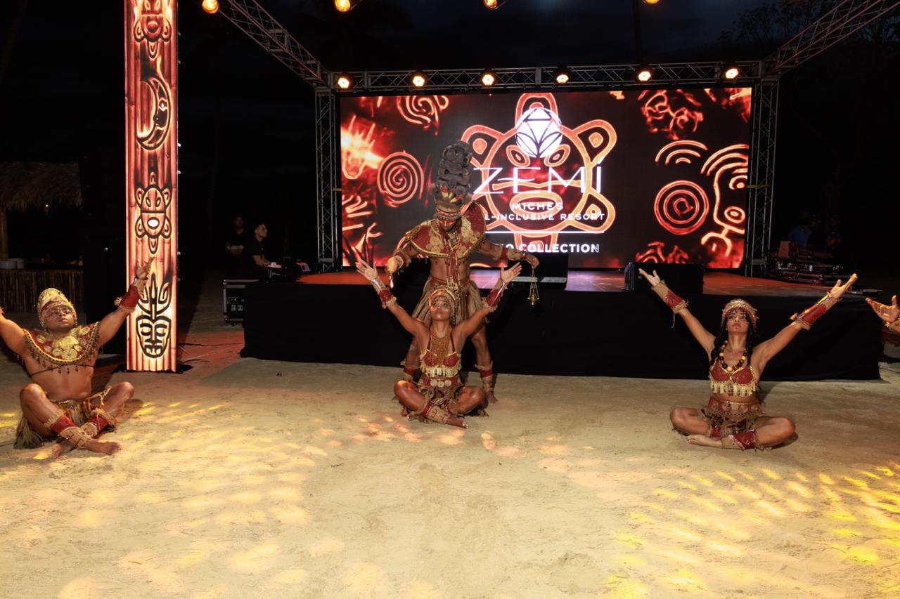 Zemí Miches: donde el lujo se encuentra con nuestras raíces 5 Show Taino Zemi Miches