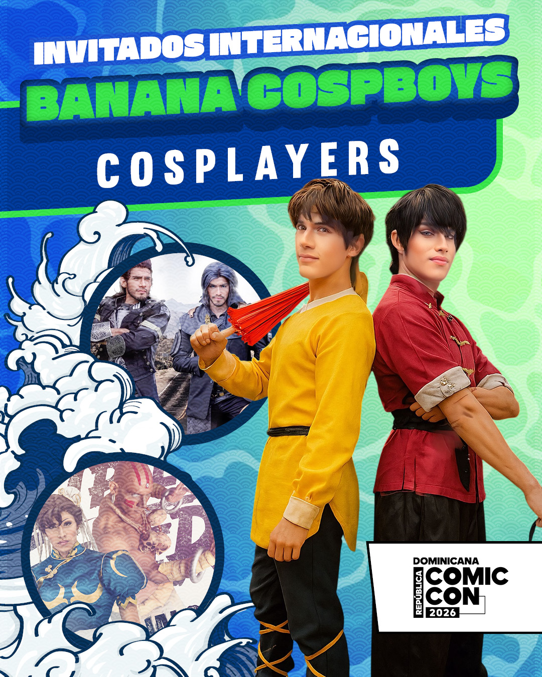 Natalia Tena una de las estrellas más esperadas de Comic Con RD 2026 4 ccrd 2026 post invitado banana cospboys
